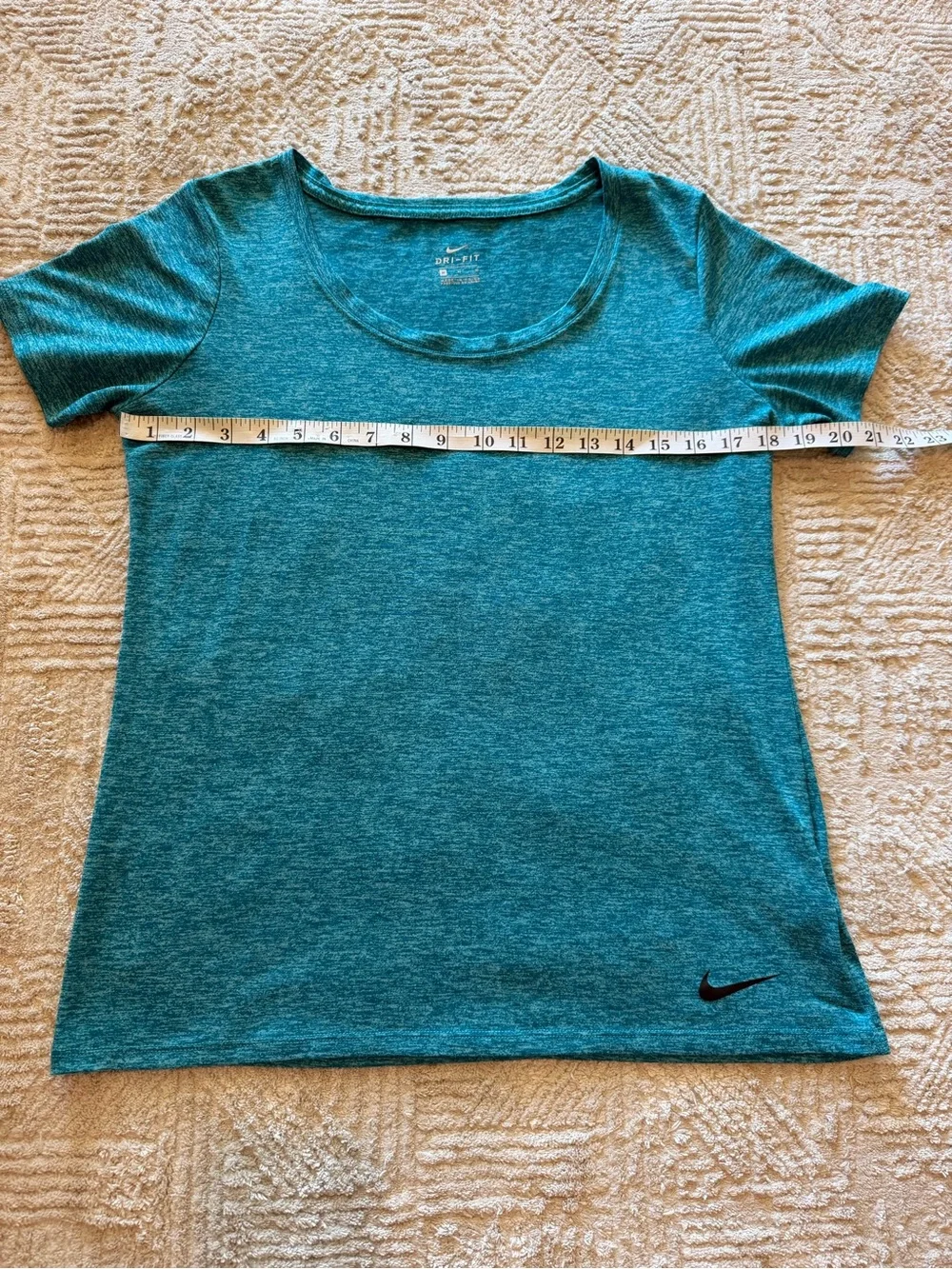Nike Teal Heather Dri-FIT Short Sleeve Tee Size Medium